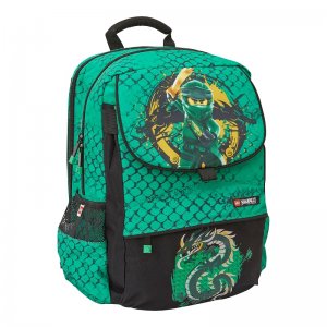 Ghiozdan Scoala Hansen Lego Core Line - Design Ninjago Green Ghiozdan Scoala Hansen Lego Core Line - Design Ninjago Green