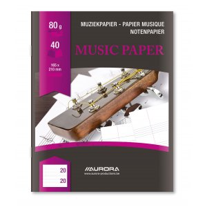 Caiet Muzica, A5, 20 File - 80g/mp, Aurora Raphael - Dictando/7 Portative Caiet Muzica, A5, 20 File - 80g/mp, Aurora Raphael - Dictando/7 Portative