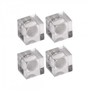Magneti Forma Patrata Maul, Din Acril 1,5 Kg, 4 Buc/set - Transparenti
