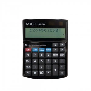 Calculator De Birou Maul, Mtl 700, 12 Digits, 2 Linii - Negru