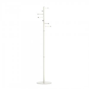 Cuier Cu 7 Agatatori, Suport Pentru Umbrele, Din Metal, Maul Caurus- Alb