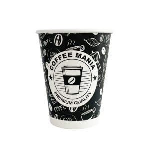 Pahare Carton 8 OZ Model Coffee Mania, Capacitate 235 ml, 50 Buc/Set Pahare Carton 8 OZ Model Coffee Mania, Capacitate 235 ml, 50 Buc/Set