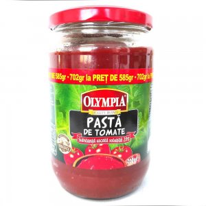 Pasta de Tomate Olympia, Substanta Uscata Solubila 28% 720 ml Pasta de Tomate Olympia, Substanta Uscata Solubila 28% 720 ml