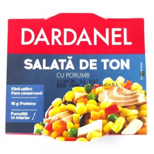 Salata de Ton Dardanel cu Porumb, 185 g Salata de Ton Dardanel cu Porumb, 185 g