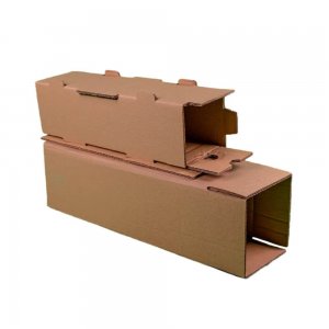Set 50 Cutii pentru 1 Sticla, cu Separator, 130x130x395 mm, Carton CO5 Natur Set 50 Cutii pentru 1 Sticla, cu Separator, 130x130x395 mm, Carton CO5 Natur
