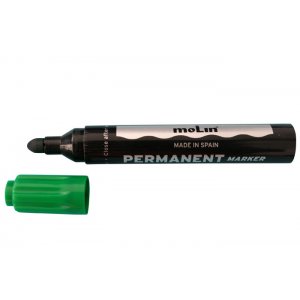Permanent Marker, Varf Rotund, Corp Plastic, Molin - Verde Permanent Marker, Varf Rotund, Corp Plastic, Molin - Verde