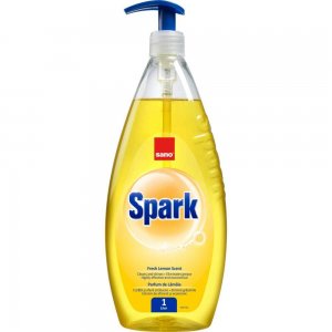 SANO Spark Detergent Lichid pentru Vase, 1 L, Lamaie, Detergent Vase cu Parfum Delicat de Lamaie, Sano Spark Lemon, Detergent Vase cu Pompita, Detergenti Lichizi pentru Vase, Detergent Bucatarie, Solutie de Curatat Sano SANO Spark Detergent Lichid pentru Vase, 1 L, Lamaie, Detergent Vase cu Parfum Delicat de Lamaie, Sano Spark Lemon, Detergent Vase cu Pompita, Detergenti Lichizi pentru Vase, Detergent Bucatarie, Solutie de Curatat Sano