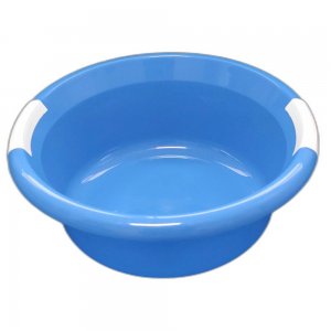 Lighean Rotund cu Manere din Plastic, Capacitate 5 L, Culoare Albastru Lighean Rotund cu Manere din Plastic, Capacitate 5 L, Culoare Albastru