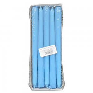 Lumanari Conice, Lungime 24 cm, 10 Buc/Set, Culoare Albastru Lumanari Conice, Lungime 24 cm, 10 Buc/Set, Culoare Albastru