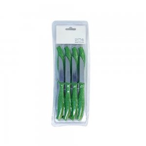 Set 12 Cutite Mici, Maner din Plastic de Culoare Verde, Cutite Mici Bucatarie, Cutit de Bucatarie, Cutite de Bucatarie, Cutite pentru Feliere, Cutit Mic pentru Feliere, Cutit pentru Legume, Cutit Ascutit, Cele Mai Bune Cutite de Bucatarie, Set Cutite