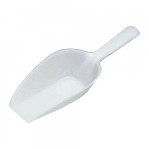 Scafa Plastic Alimente, 31x12x7 cm, Gri, Scafa Manuala pentru Alimente, Scafe din Plastic pentru Alimente, Instrumente si Ustenstile Bucatarie, Scafa Plastic pentru Zahar si Faina, Scafa din Plastic pentru Cantarirea Alimentelor