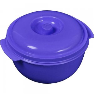 Castron cu Capac STERK, 1 Litru, Albastru, Castroane de Plastic, Castroane cu Capac, Castron din Plastic cu Capac, Castroane de Plastic cu Capac, Castron pentru Bucatarie, Castron de Plastic cu Capac 1L, Boluri de Plastic cu Capac