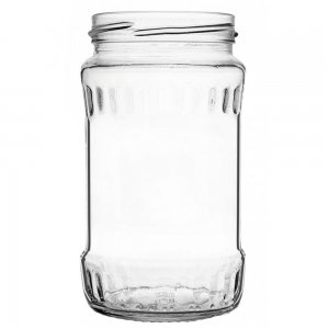 Borcan din Sticla de 370 ml, 24 Buc/Bax