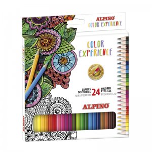 Creioane Colorate, Cutie Carton, 24 Culori/set, Alpino Color Experience - Premium Creioane Colorate, Cutie Carton, 24 Culori/set, Alpino Color Experience - Premium