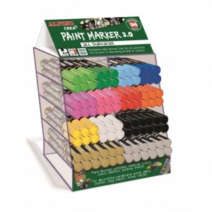 Display Markere Cu Vopsea, Pe Baza De Apa, 96 Buc/display, Alpino
