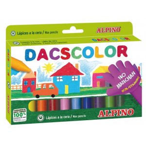 Creioane Cerate Semi-soft, Cutie Carton, 12 Culori/cutie, Alpino Dacscolor Creioane Cerate Semi-soft, Cutie Carton, 12 Culori/cutie, Alpino Dacscolor