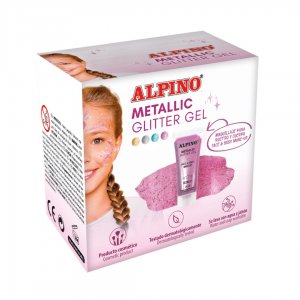 Make-up Lichid, 14ml, Alpino Metallic Glitter - Roz Make-up Lichid, 14ml, Alpino Metallic Glitter - Roz