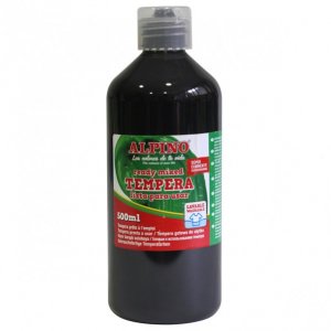 Tempera Lavabila, 500ml, Alpino - Negru