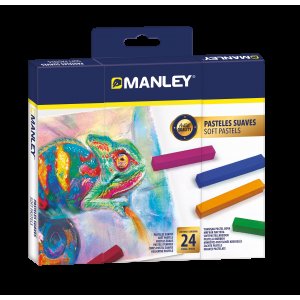 Set Creta Pastelata-manley, Culori Variate-24 Buc/cutie Set Creta Pastelata-manley, Culori Variate-24 Buc/cutie
