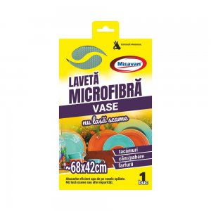 Laveta din Microfibra pentru Vase Misavan, 68x42 cm, Lavete Microfibra, Lavete Absorbante, Laveta Absorbanta, Laveta Vase, Lavete Vase, Laveta Bucatarie, Lavete Bucatarie, Lavete Curatare, Laveta Curatare, Laveta Curatenie, Lavete Curatenie
