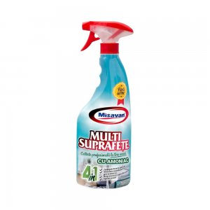 Solutie Multisuprafete Misavan 4in1, 750ml, Solutie pe Baza de Amoniac, Solutie Spray Multisuprafete, Solutie Spray Multisuprafete Misavan, Solutie Suprafete, Solutie Spray Suprafete Misavan