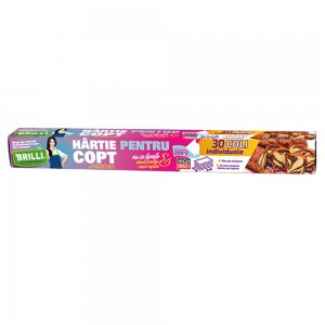 Hartie de Copt Brilli, 30 Coli pe Cutie, Dimensiune 380x420 mm, Culoare Alb