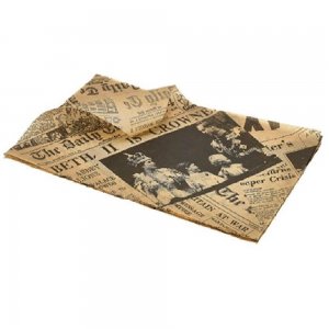 Set 1000 de Naproane din Hartie pentru Tava/Masa, Model Ziar, 30x40 Cm, 70 g/m2, Napron Hartie, Napron Masa, Suport Farfurii Hartie, Servete din Hartie pentru Farfurii, Napron Hartie de Tava, Servete din Hartie