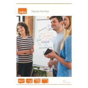 Hartie Pentru Flipchart Nobo, 65x95.5 Cm, 20 Coli, Simpla