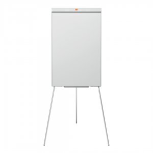 Flipchart Nobo Impression Pro, Otel Lacuit, Trepied, Magnetic, Include Marker Si Tavita, Alb