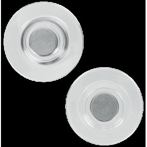 Magneti Pentru Table Nobo Din Sticla, Diametru 32 Mm, Sustin 6 Coli, 10 Buc/set, Transparent