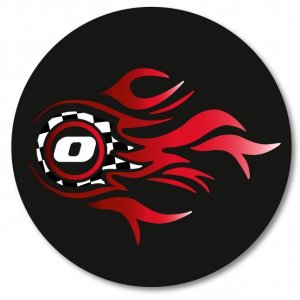 Abtibilduri Roti, 2buc/set, Roller Nikidom - Fire