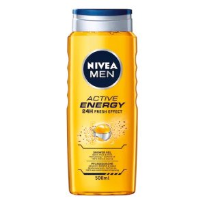 Nivea Gel Dus Men Active Energy, 500 Ml
