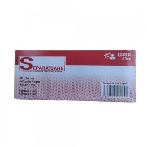 CASA OFFICE Set 100 File, Separatoare din Carton, Dimensiune 100x240 mm, Carton 160 g/m², 3 Perforatii, Culoare Galben CASA OFFICE Set 100 File, Separatoare din Carton, Dimensiune 100x240 mm, Carton 160 g/m², 3 Perforatii, Culoare Galben