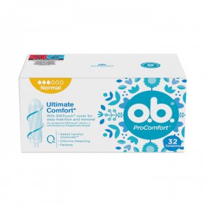 O.b. Pro Comfort Normal, Tampoane, 32 Tampoane/cutie O.b. Pro Comfort Normal, Tampoane, 32 Tampoane/cutie