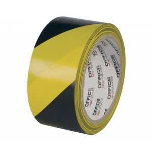 Banda Adeziva Pentru Avertizare 50mm X 50m, 51 Microni, Office Products Safety Warning - Negru/galbe Banda Adeziva Pentru Avertizare 50mm X 50m, 51 Microni, Office Products Safety Warning - Negru/galbe