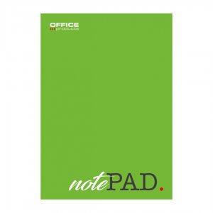 Blocnotes A4, 50 File - 60gsm, Lipit Pe Latura Mica, Coperta Verde, Office Products - Matematica