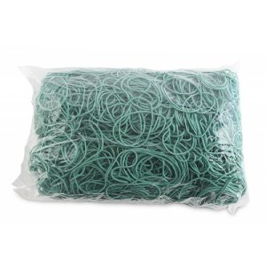 Elastice Pentru Bani, 1.5mm Grosime, D 50mm, 60% Cauciuc, 1000g/punga, Office Products-culoare Verde