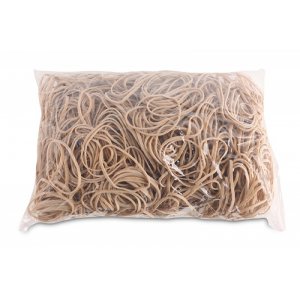 Elastice Pentru Bani, 3mm Grosime, D 50mm, 60% Cauciuc, 1000g/punga, Office Products -culoare Natura