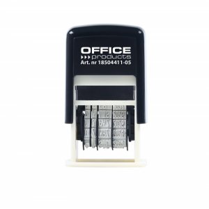 Datiera ISO, cerneala neagra, format zi/luna/an, Office Products