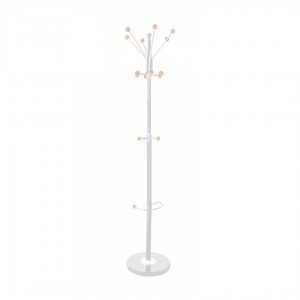 Cuier Metalic 14 Agatatori, Baza Din Marmura, Suport Umbrele, Office Products Gotteborg - Argintiu