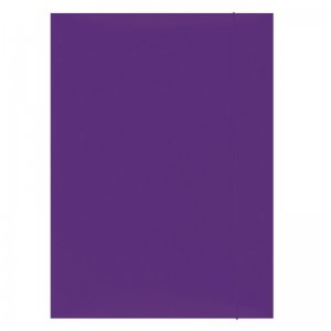 Mapa Din Carton Plastifiat Cu Elastic, 300gsm, Office Products - Violet