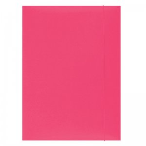 Mapa Din Carton Plastifiat Cu Elastic, 300gsm, Office Products - Roz