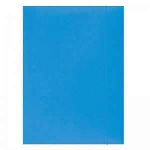 Mapa Din Carton Plastifiat Cu Elastic, 300gsm, Office Products - Bleu