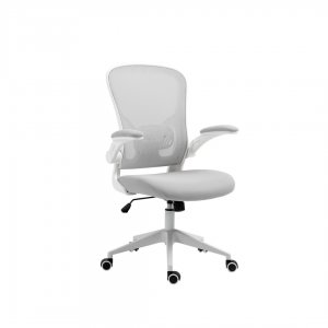 Scaun De Birou, Brate Plastic, Rotile, Mesh Textil/stofa, Office Products Chios - Alb Scaun De Birou, Brate Plastic, Rotile, Mesh Textil/stofa, Office Products Chios - Alb