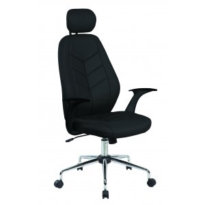 Scaun De Birou, Brate Plastic, Rotile, Piele Ecologica Eleganta, Office Products Tenerife - Negru Scaun De Birou, Brate Plastic, Rotile, Piele Ecologica Eleganta, Office Products Tenerife - Negru