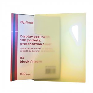 Dosar De Prezentare Personalizabil, A4, Cu 100 Folii, Coperta Rigida, Optima - Negru Dosar De Prezentare Personalizabil, A4, Cu 100 Folii, Coperta Rigida, Optima - Negru