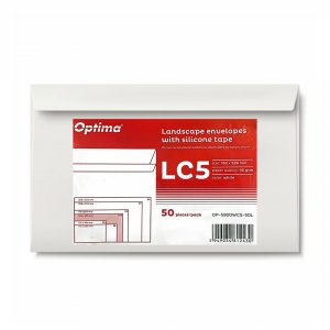 Plic C5 (162x229mm), Lipire Siliconica, 50 Buc/set, Deschidere Pe Latura Mare, Optima - Alb Plic C5 (162x229mm), Lipire Siliconica, 50 Buc/set, Deschidere Pe Latura Mare, Optima - Alb