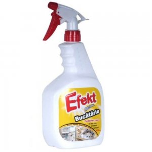 Solutie Spray Efekt pentru Bucatarie, Cantitate 1L, Detergent cu Pulverizator pentru Multi Suprafete, Detergent pentru Bucatarie, Solutie pentru Multisuprafete, Solutii si Produse de Curatenie