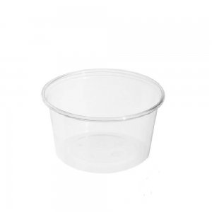 Set 100 Sosiere Plastic fara Capac, 50 ml, Diametru 25 mm, Transparent, Sosiere de Unica Folosinta, Sosiere fara Capac din Plastic, Sosiere din Plastic, Sosiere Catering, Sosiera fara Capac, Sosiere din Plastic Unica Folosinta