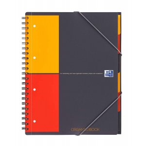 Caiet Cu Spirala A4+, Oxford Int. Organiserbook, 80 File-80g/mp, Scribzee, 4 Perf, Coperta Pp-mate Caiet Cu Spirala A4+, Oxford Int. Organiserbook, 80 File-80g/mp, Scribzee, 4 Perf, Coperta Pp-mate